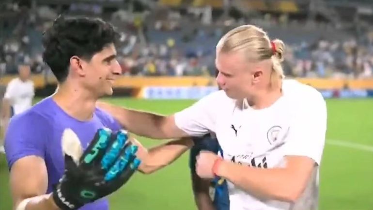 هالاند يكشف حقيقة دعوة ياسين بونو للإنضمام إلى السيتي